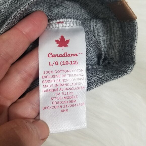 Canada NEW Gray Graphic 100% Cotton Boys Kids Tank Top Shirt NWT Sz Large 10/12 - Picture 8 of 11